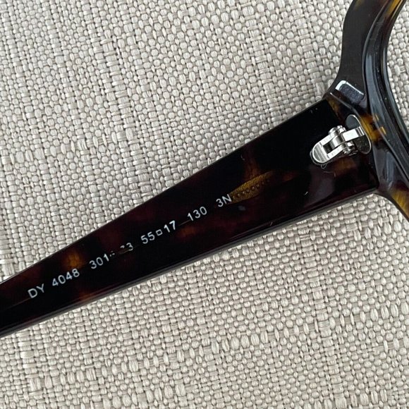 Vintage DKNY Eyeglasses Frame Dark Brown Tortoise DY4048 55[]17 130 Glasses main image 12
